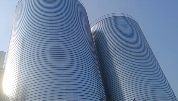 海曙2座混凝土高架卷板仓